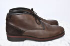 FRANK WRIGHT Stamp Brown Leather Laced Up Chukka Ankle Boots Men's Sz 11