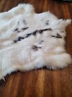 SLC Genuine Earth Tone Rabbit Pelt for Décor & Crafts Single Genuine Fur Pelt