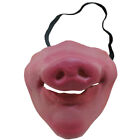 Latex Half Pig Mask Nose & Chin Cosplay Costume Accessory