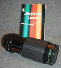 Makinon Zoom Lens 1:45 F=80-200mm with Lens Cover and Instruction Booklet