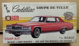 Vintage Sealed Johan 1977-79 Cadillac Coupe DeVille Snap kit in 1/25th Scale.