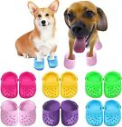 Pet Dog Durable Silicone Breathable Crocs-Shoe Pet Outdoor Shoes Dog Slippers