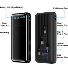 900000mAh 2USB Fast Charging Power Bank External Battery Backup Portable Charger