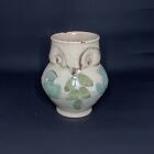 Handmade Art Pottery Owl Stoneware Mug or Planter Folk Art Vintage