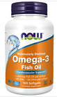 NOW Foods Omega-3 Fish OIl, 1000 mg, 100 Softgels