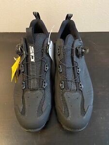 Sidi Men's Defender 20 Mountain Bike MTB Shoes Black EUR 48 US 12.7