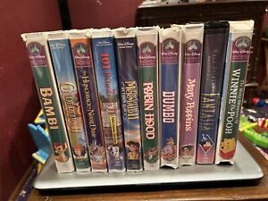 New ListingLot Of 10 Disney VHS Movies Rare Masterpiece Collection