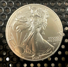 2021 American Silver Eagle Dollar - Type 2 - 1 Troy OZ .999 Fine Silver ** BU **
