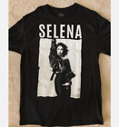 Selena Quintanilla Official Portrait LARGE T shirt Black hot hot , Cool new