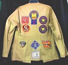 10-X SHOOTING JACKET *BEAVER FALLS, PA* *11 PATCHES* COLT S&W NRA c.1960's