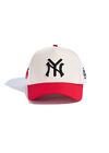 Reference NY Cream/Red Snapback Hat One Size