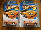 2013 Hot Wheels Fast & Furious Toyota Supra HW City 5/250 LOT OF 2 BAD CARDS