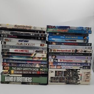 Huge Lot of Vintage  DVD Movies & Blueray Thor Batman Band Of Brothers Disney