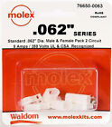 Molex 2-Pin Connector Kit 0.062