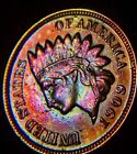 1909 / 1C / INDIAN HEAD PENNY MONSTER TONED / 4 DIAMONDS / AN AWESOME INDIAN !!!
