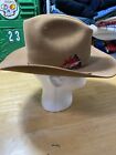 VTG Men's Bailey Hand Creased Brown Cowboy Hat 5XXXXX Beaver Made In Texas 7 1/8