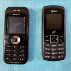 Nokia 6030 Black and  LG320G Black Cellular Phone