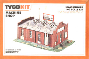 HO Scale Tyco Kit Machine Shop No. 7764 w/ Box Opened, All parts are present