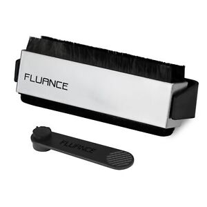Fluance Vinyl Record Cleaning Kit with 2-in-1 Anti-Static Record & Stylus Brush