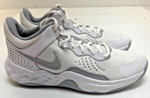Nike FLY BY MID 3 Men's White Leather Basketball Shoes DD9311-101 NWD
