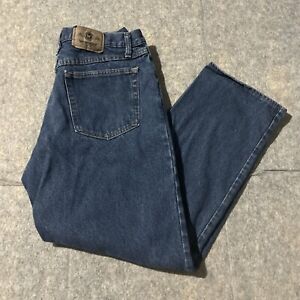 Wrangler Jeans Mens 32 X 30 Straight Leg Western Cowboy Blue Cotton Denim Pants