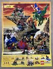 Vintage (1993) Lego System Castle Sets Large Poster 16” x 21