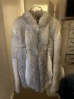 BAILEY’S Genuine Fox Fur Coat Jacket Mink M 10 Vintage Sooo SOFT