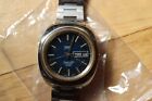 Omega Seamaster Cosmic 2000 Automatic Day Date Blue Dial Men's Watch Swiss Dive