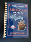 Best Of The Best From MICHIGAN Cookbook 2001 Spiral Book VG Condition