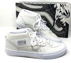 VANS Skate Half Cab Daz Shoes For Men Sneakers Leather White Mid Top VN0A5FCDWWW