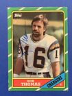 BOB THOMAS Signed 1986 Topps #239 Chargers Bears Lions Notre Dame Autograph Auto