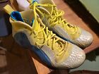 USED Nike Air Flightposite Exposed Volt 616765-700 Basketball Shoes Men Size 12