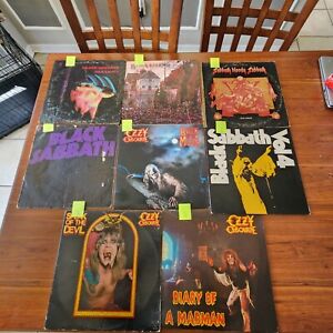 Black Sabbath/Ozzy Osborne Vintage Vinyl Lot