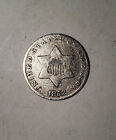 Cleaned Nice Detail 1852 Three Cent Silver Piece 3CS US Coin You Grade It A28