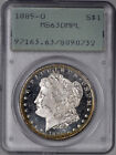1885-O Morgan Silver Dollar $1 PCGS MS63DMPL (OGH) 