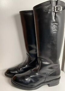 Chippewa Baden Glossy Engineer Boots 11.5 EE Style 71419 Soft Toe USA