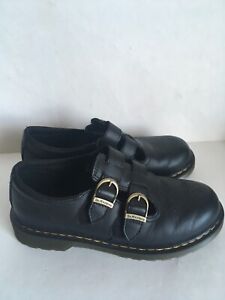 Dr. Martens Mary Janes Size 5 Black Double Strap Doc Shoes