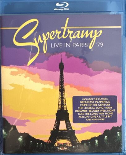 Supertramp: Live In Paris [1979] [Blu-ray] - LIKE NEW Blu-ray Disc!