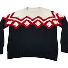 Prada Men's 100% Cashmere Chunky Knit Southwest Aztec Sweater • Italy • Size 54