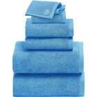 New ListingBath Towels 6-Piece Sets for Bathroom - Ring Spun Cotton Towel Set - Blue