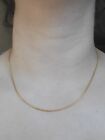 21K Solid Yellow Gold Chain Necklace 7.3 Grams 18 Inches