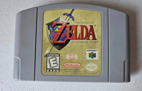 The Legend of Zelda: Ocarina of Time Nintendo 64 Not for Resale N64 NFR