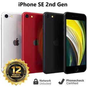Apple iPhone SE 2nd Gen. - 64GB | 128GB | 256GB (Unlocked) A2275 - Excellent