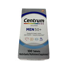 Centrum Silver #1 MEN 50+ MULTIVITAMIN / MULTIMINERAL SUPPLEMENT 100 Tablets