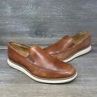 Cole Haan LunarGrand Grand OS Leather Slip On Shoes Loafers Brown Mens Size 12
