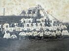 1900s Antique Japanese Baseball Team Photo “Toyo/Fuyo” Japan/Hawaii Rare