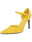 CALVIN KLEIN Womens Yellow Gel Pod D'orsay Roya Stiletto Pumps Shoes 6.5 M
