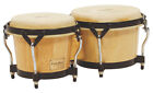 TYCOON PRO QUALITY SUPREMO NATURAL BONGOS SET WOOD LATIN PERCUSSION DRUMS