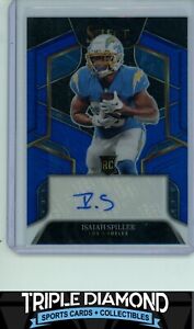 New Listing2022 Panini Select Isaiah Spiller Rookie Auto Blue Prizm #07/75 O548