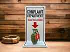 Complaint Department Take A Number Grenade Novelty Funny Gag Gift Item